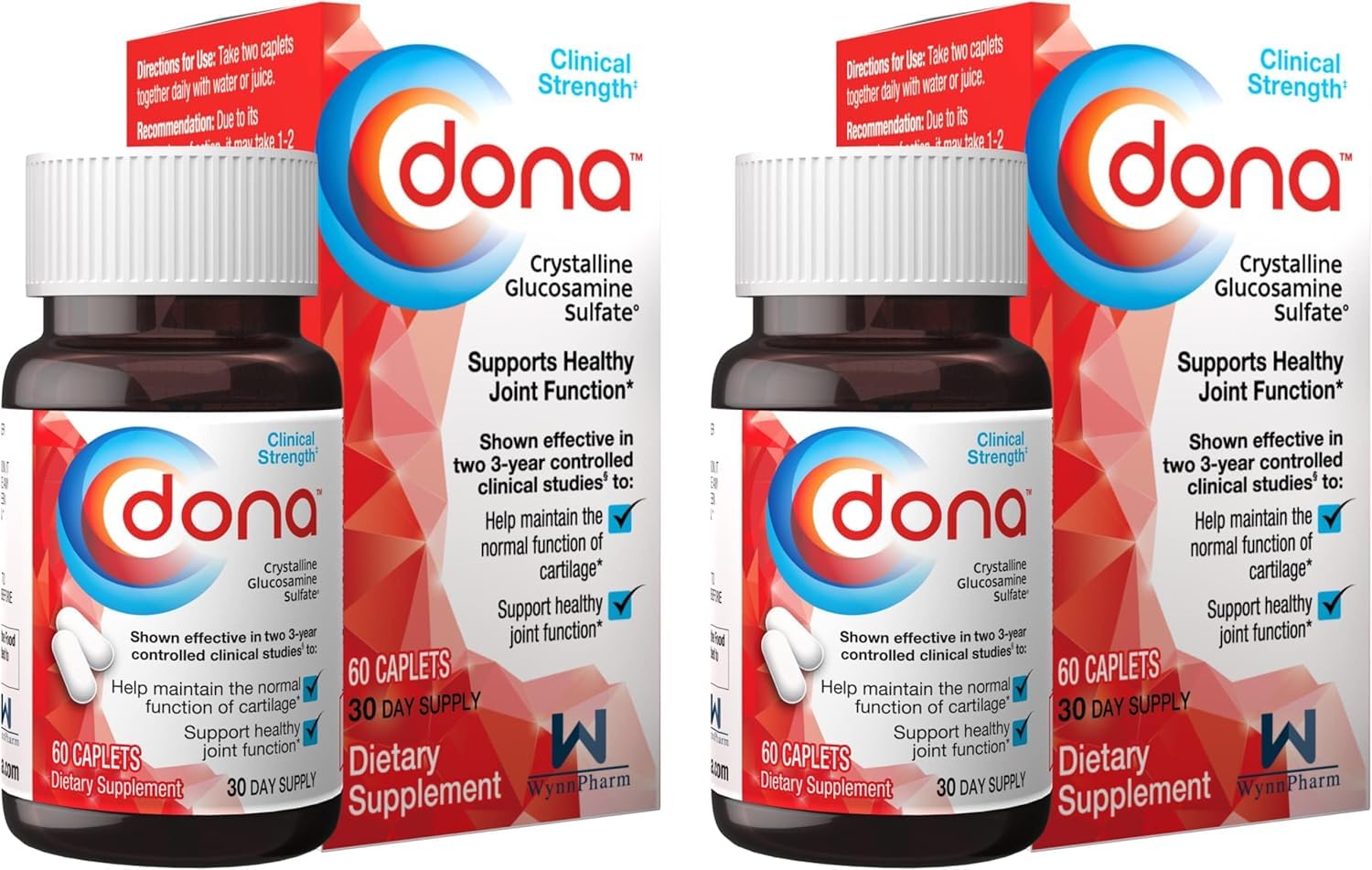 WynnPharm Dona: botella frente, apoyo diario de movilidad en articulaciones.