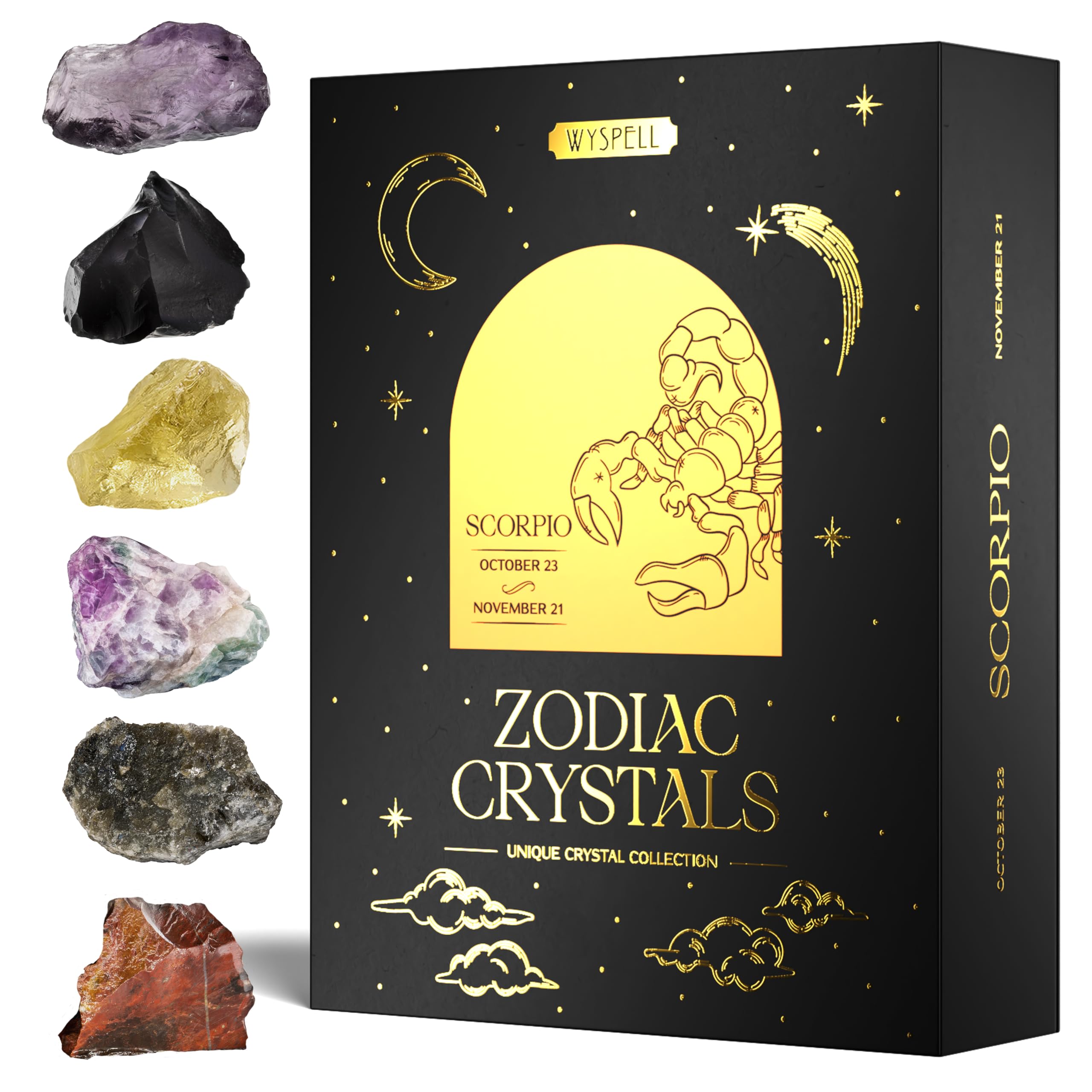 Wyspell amatista escorpio: cristal para claridad y energía positiva.