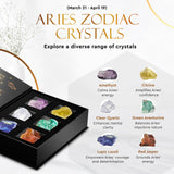 Wyspell Aries Conjunto de Cristales Citrina: estimula creatividad y enfoque.