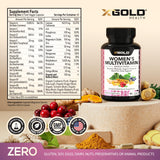 X Gold Health cápsulas vegetarianas listas para tomar con la comida.