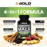 Etiqueta del producto muestra beneficios y composición en la caja.