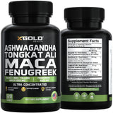 Mezcla de hierbas Maca y Fenogreco para apoyo nutricional.