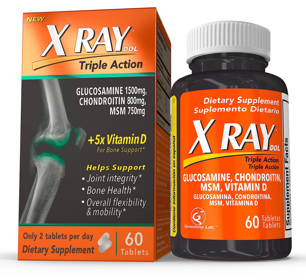 X Ray Dol cápsulas para articulaciones y movilidad diaria