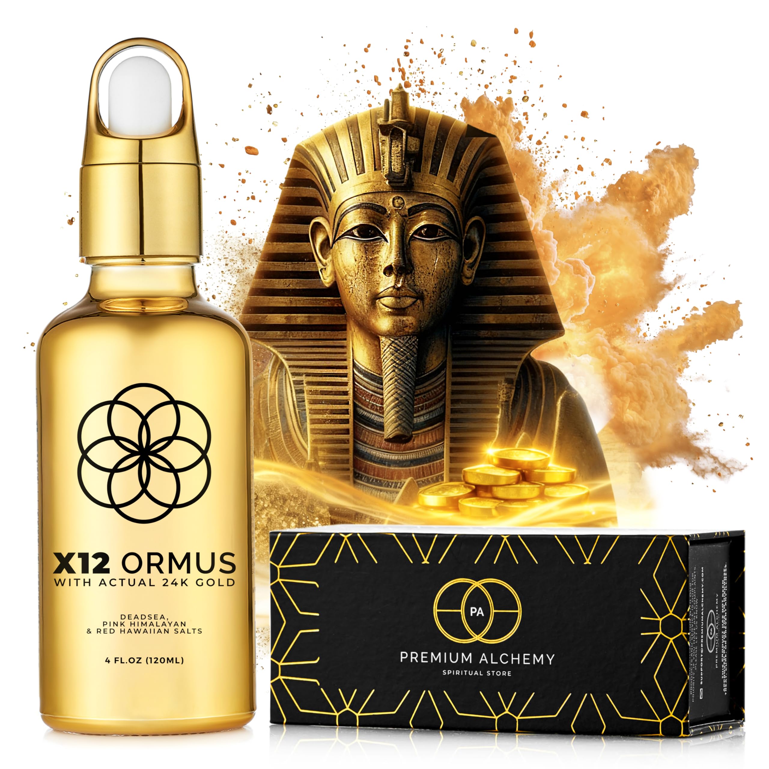 X12 Ormus: botella vertiendo, ritual de energía suave y enfoque claro