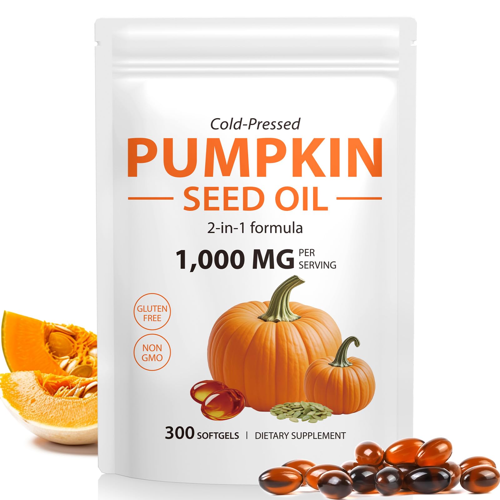 Xaarty aceite de semilla de calabaza con palmetto, apoyo a la salud prostática.