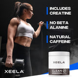 XEELA Pre Entrenamiento – cafeína orgánica para enfoque claro.