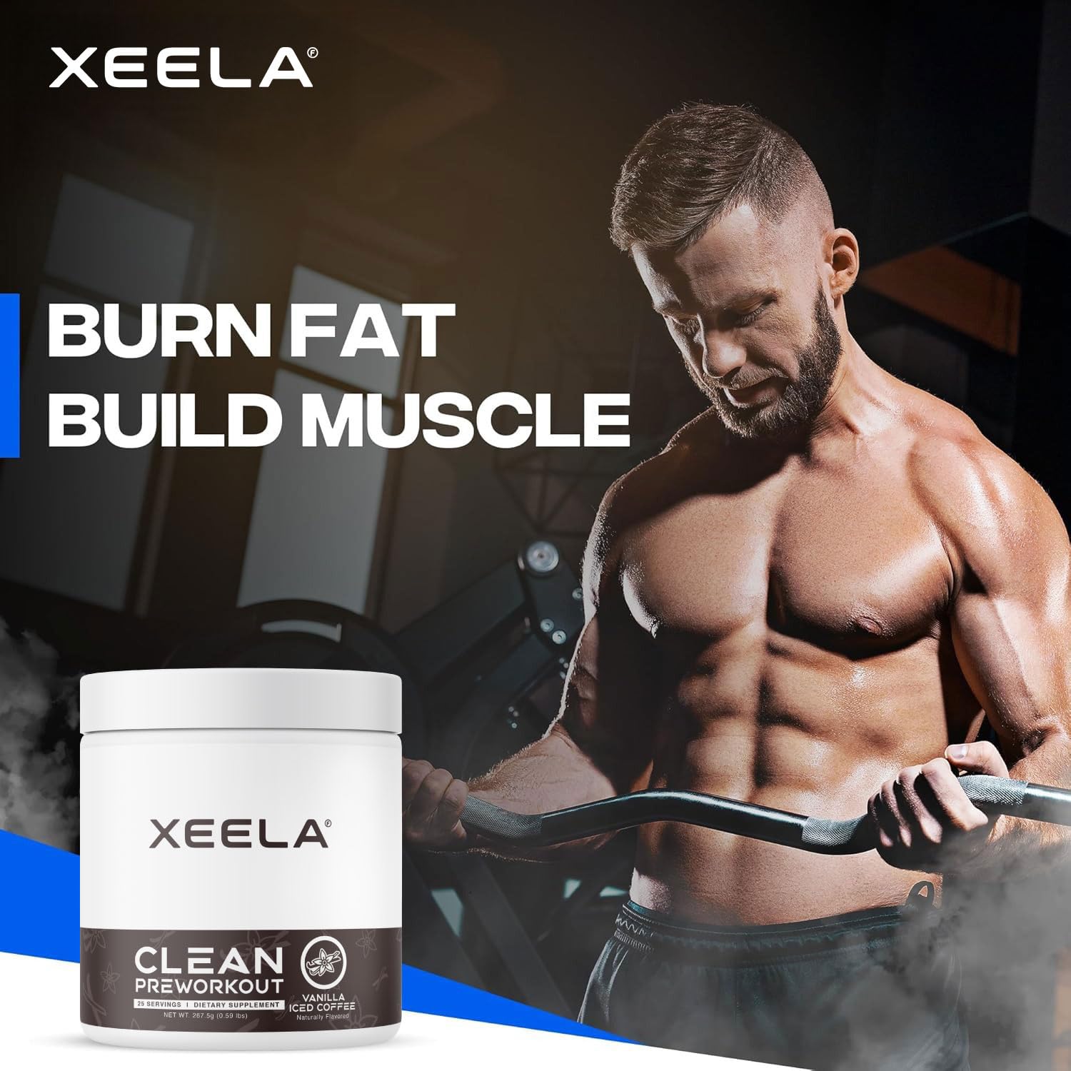 XEELA Pre Entrenamiento – envase compacto para entrenamientos.
