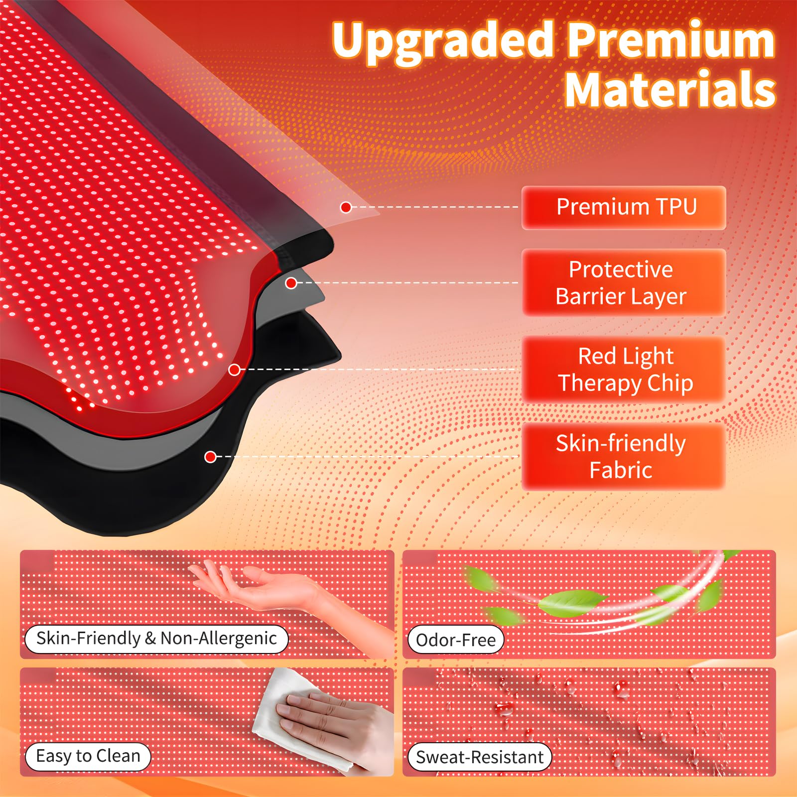 Xefinic 3207 LEDs: diseño plegable perfecto para casa y oficina.
