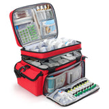XHGWJSX bolsa organizador medicina doble capas, ideal para ordenar medicinas en casa.