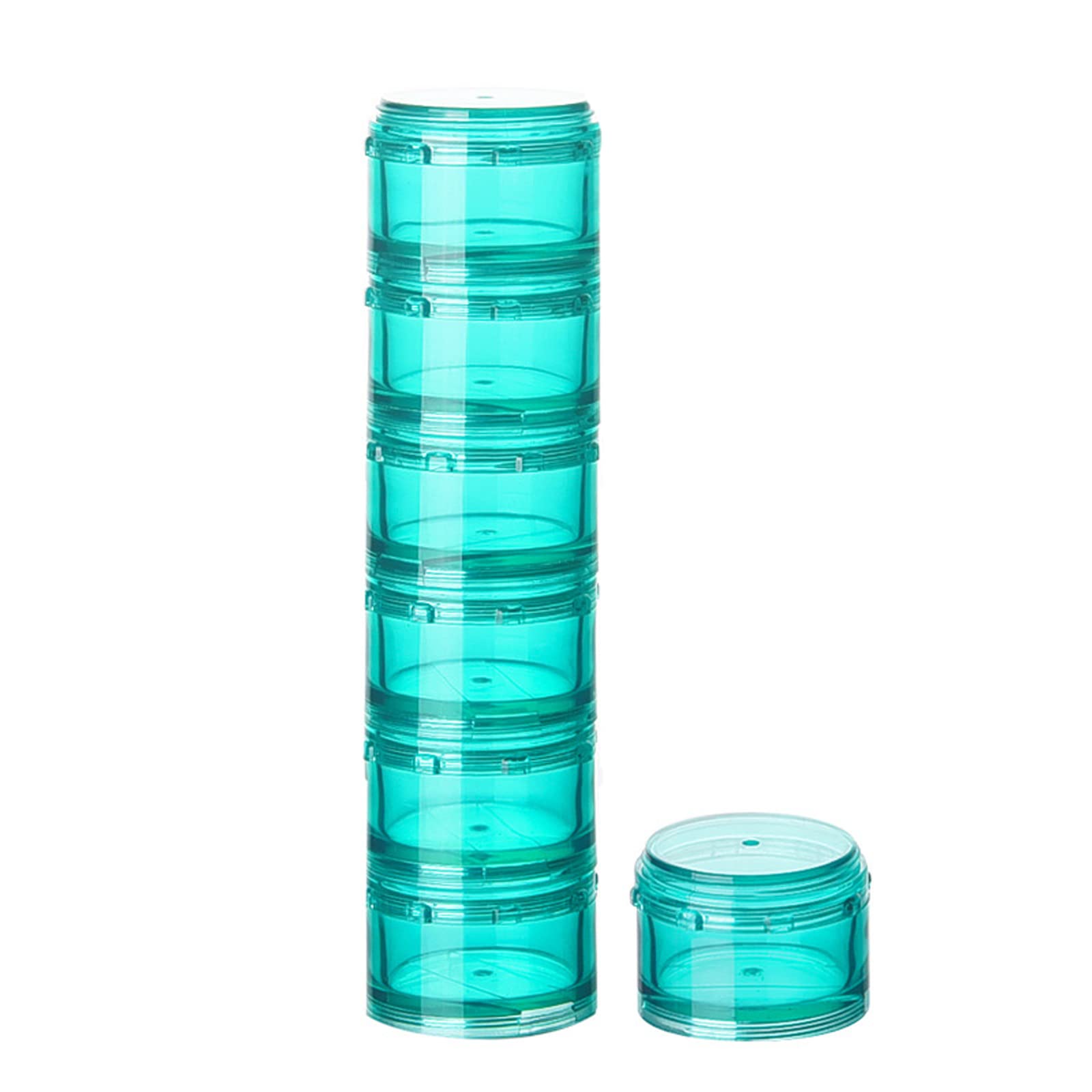 XIMYWRD organizador de pastillas apilable para una semana, ideal para viaje seguro.