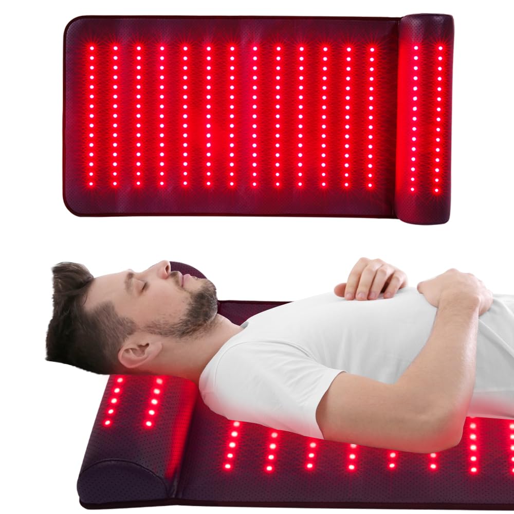 Xinheyie manta con paneles de luz roja e infrarroja para bienestar.