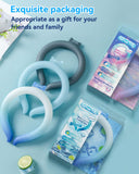Xinhome anillo de hielo para cuello, enfriamiento reutilizable para actividad