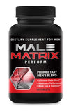 XL Science Male Matrix, botella negra, uso discreto para momentos íntimos.