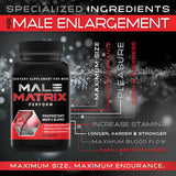 XL Science Male Matrix, etiqueta frontal, información clara para consumo responsable.