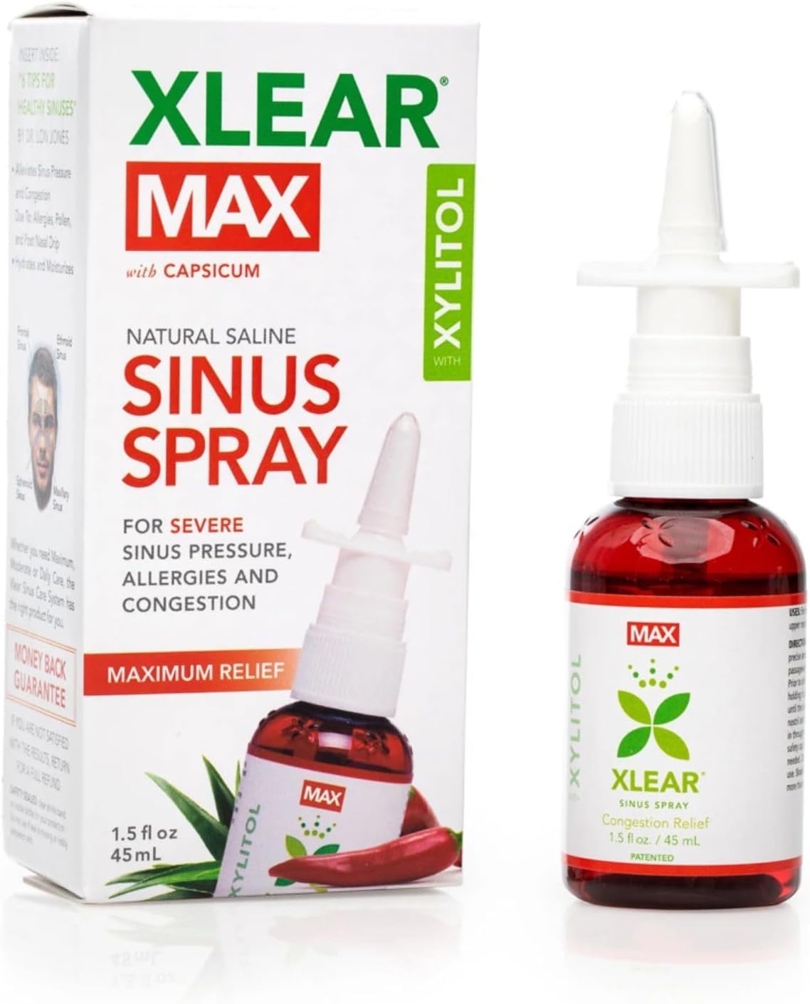 Cap de Xlear MAX nasal: uso cómodo y seguro para la aplicación.