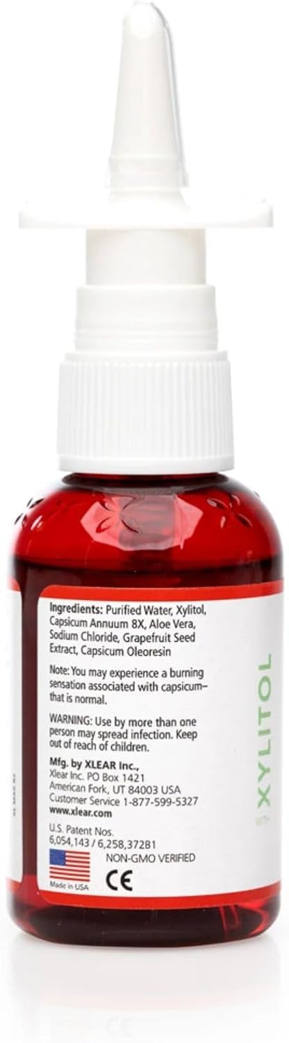 Xlear MAX descongestión nasal: ayuda a despejar vías respiratorias.