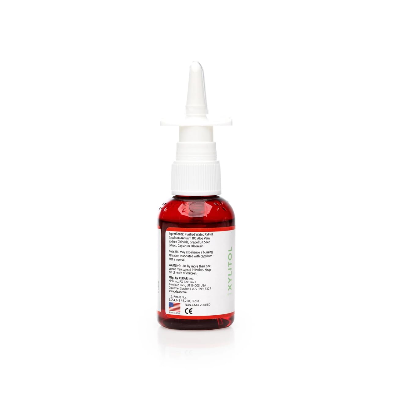 Xlear MAX fórmula xilitol, ayuda a reducir irritantes y congestión nasal.