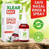 Xlear MAX spray nasal con pimienta de cayena y aloe