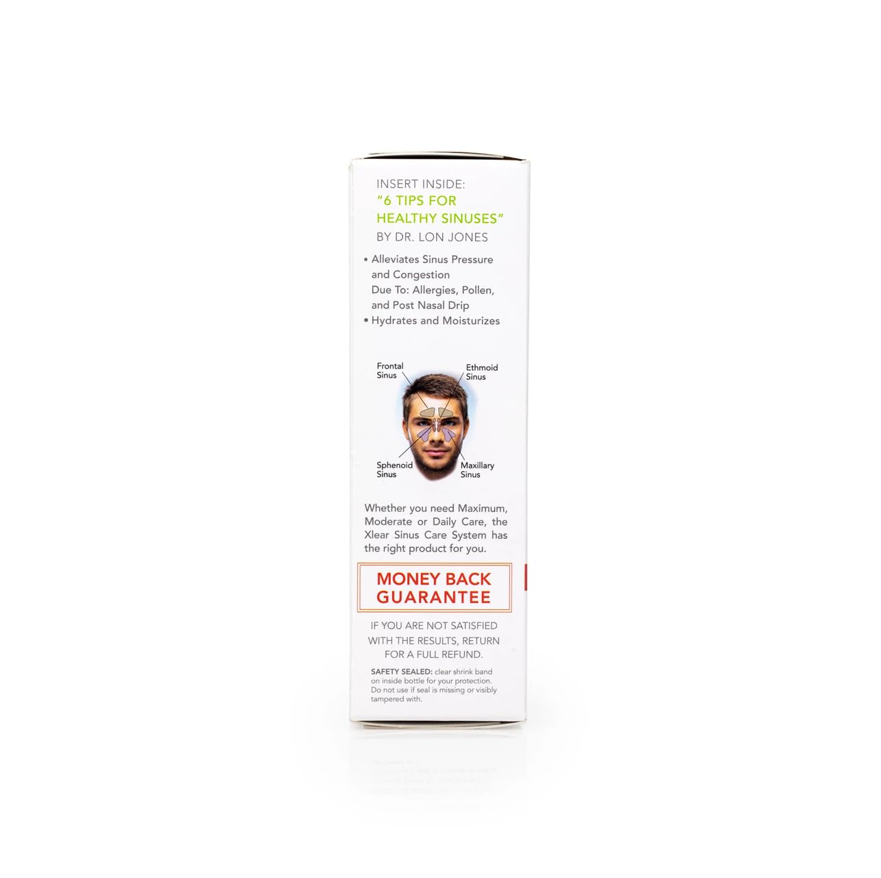 Xlear MAX uso diario, limpia tus vías respiratorias de forma natural.