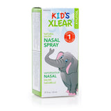 Spray nasal Xlear para niños en botella, alivio suave de la congestión.