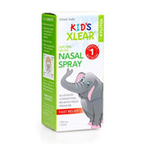 Niebla suave de spray nasal Xlear para respirar con comodidad.