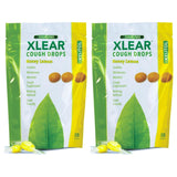 Xlear pastillas de xilitol sin azúcar en empaque, ideal para aliviar la irritación de garganta.