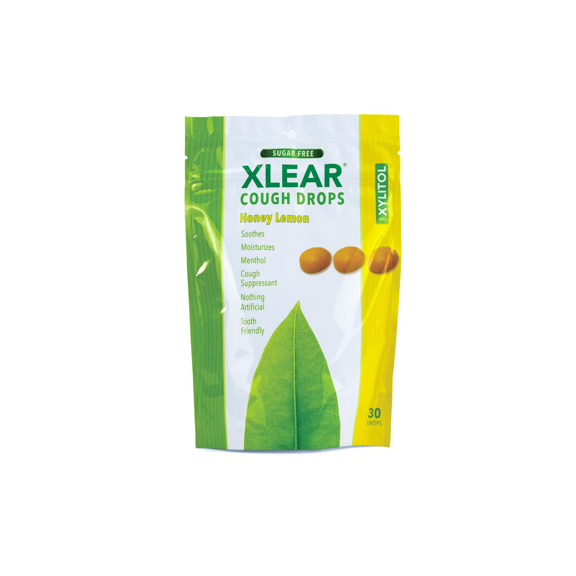 Xlear pastillas sin gluten y libres de OGM, opciones naturales para la garganta.