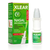 Xlear spray nasal con bomba precisa para dosificar dosis exactas y alivio potencial.