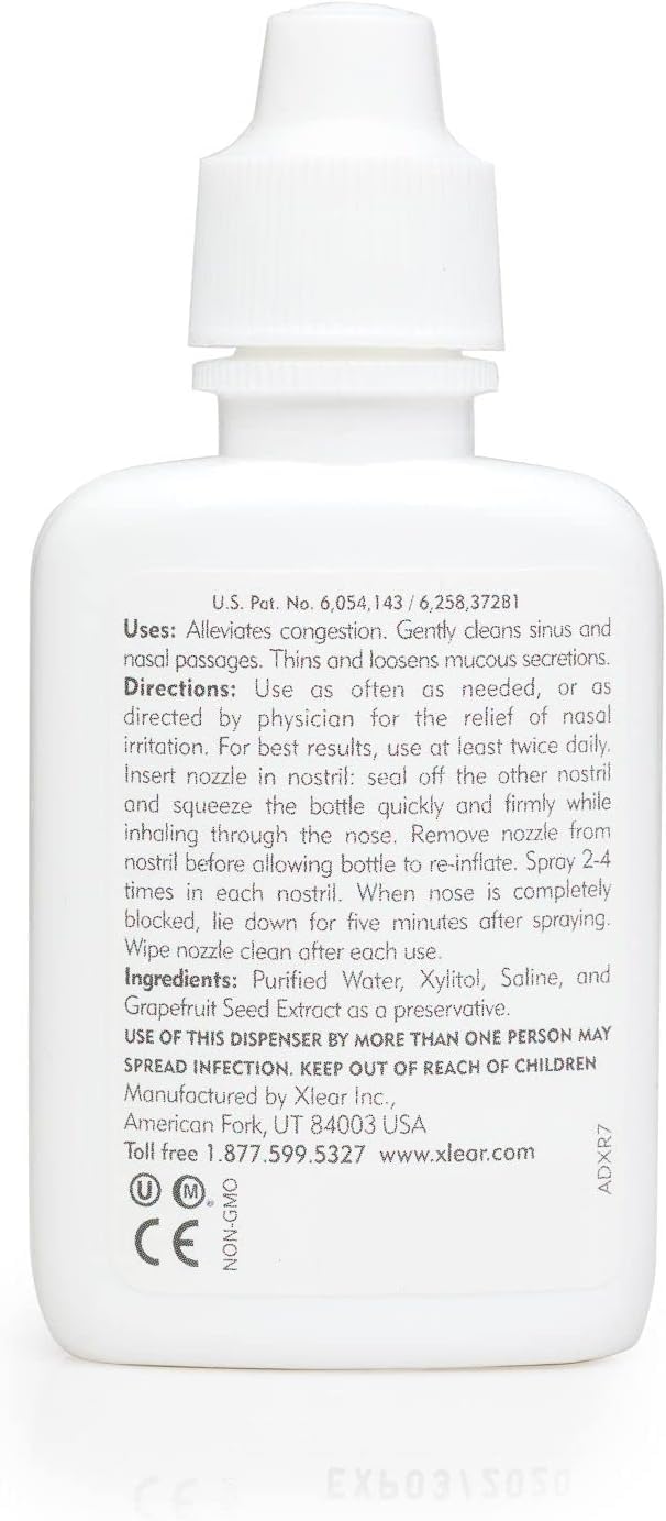 Xilitol en la fórmula de Xlear spray nasal, ingrediente clave para comodidad nasal