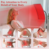 XMZXMZ, luz infrarroja cercana 850nm para cuerpo, cobertura amplia y cómodo calor.