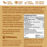 XPRS Nutra Polvo lecitina soja para recetas veganas, sabor suave y textura estable.