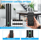 Difusor Xspidem para espacios grandes, cobertura eficiente en salas y vestíbulos.