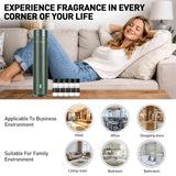 XspideM difusor diseño lujo aluminio sandgreen encaja con estilos modernos.