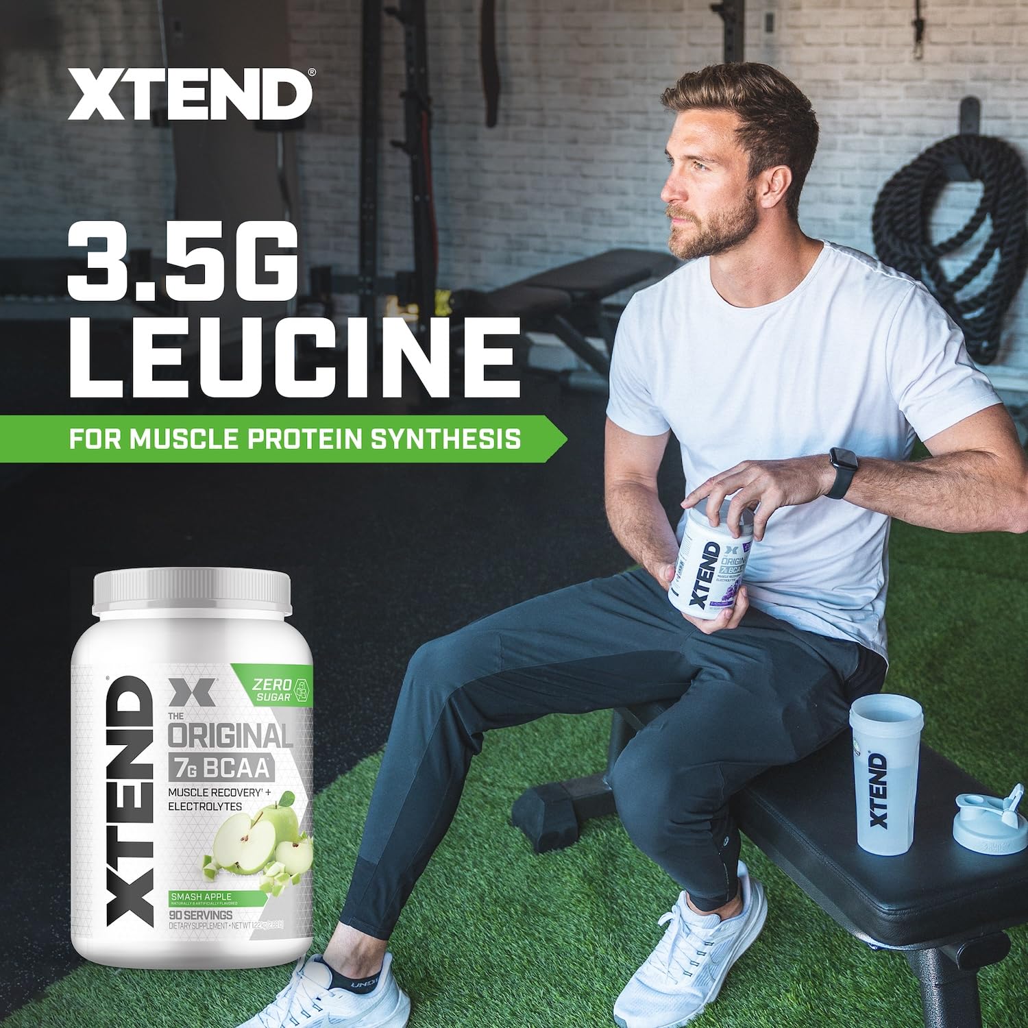 Xtend mezcla para entrenamiento duro que ayuda a mantener la intensidad.
