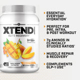 Bebida Xtend Mango Locura lista para tomar después del entrenamiento.