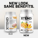 Mezcla de Xtend Mango Locura para beber durante el entrenamiento.