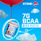 Xtend con 7 g de BCAA por porción para entrenos intensos.