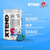 Xtend con electrolitos para mantener la hidratación durante entrenamientos largos.