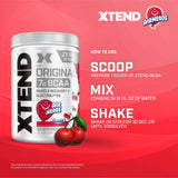 Xtend ofrece 30 porciones para rutinas regulares de entrenamiento.