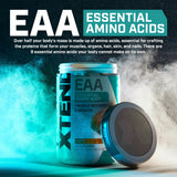 Composición de Xtend Scivation EAA + BCAA, aminoácidos esenciales en cada porción