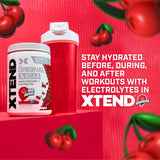 Xtend utilizado intra y post entrenamiento para mantener la recuperación.