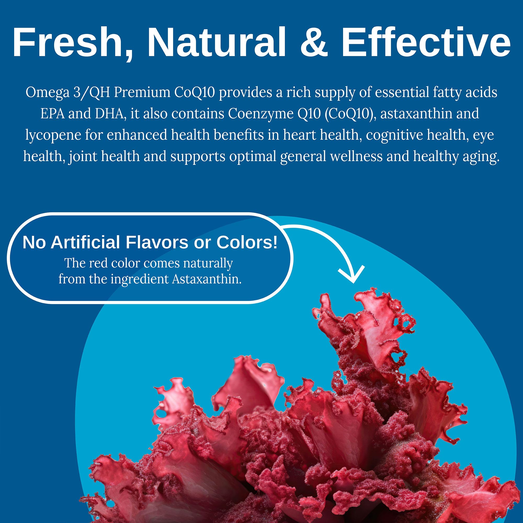 Xtendlife Omega 3 QH: cápsulas de olor neutro para evitar eructos.