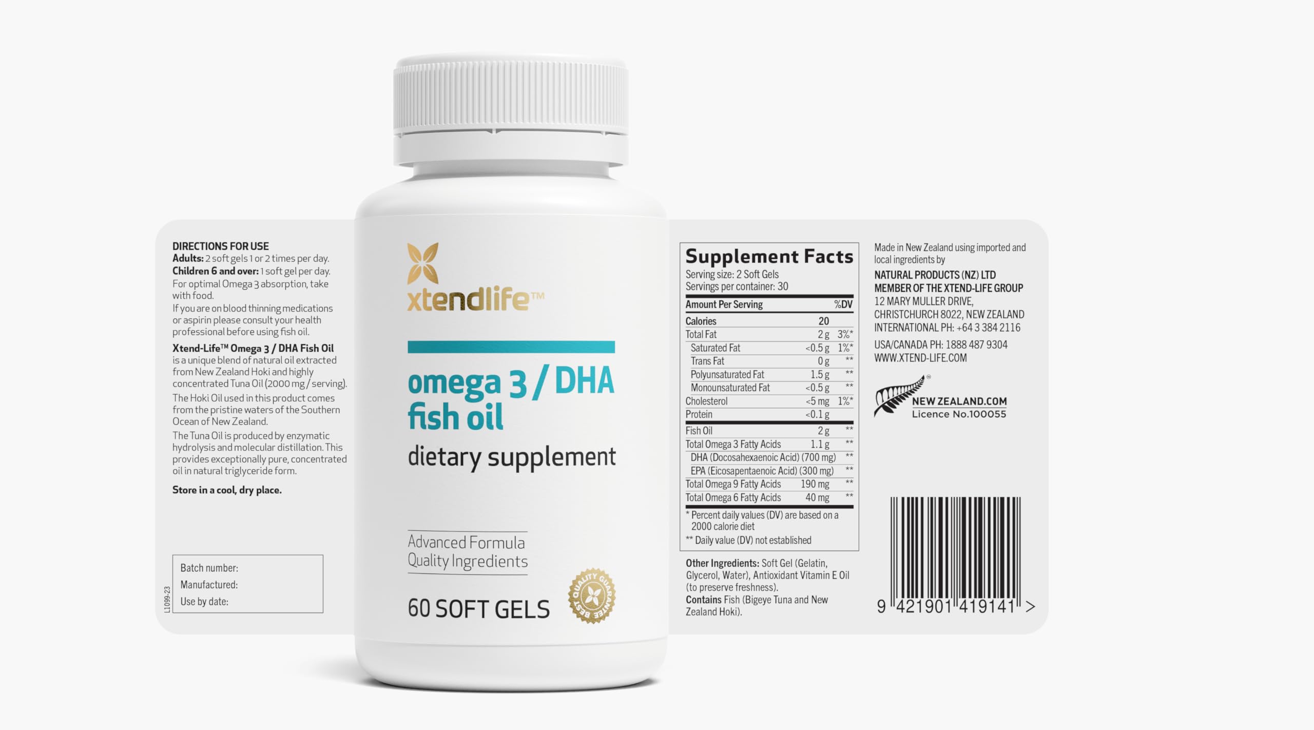 Xtendlife Omega3 uso diario: apoyo cómodo en tu rutina de bienestar.