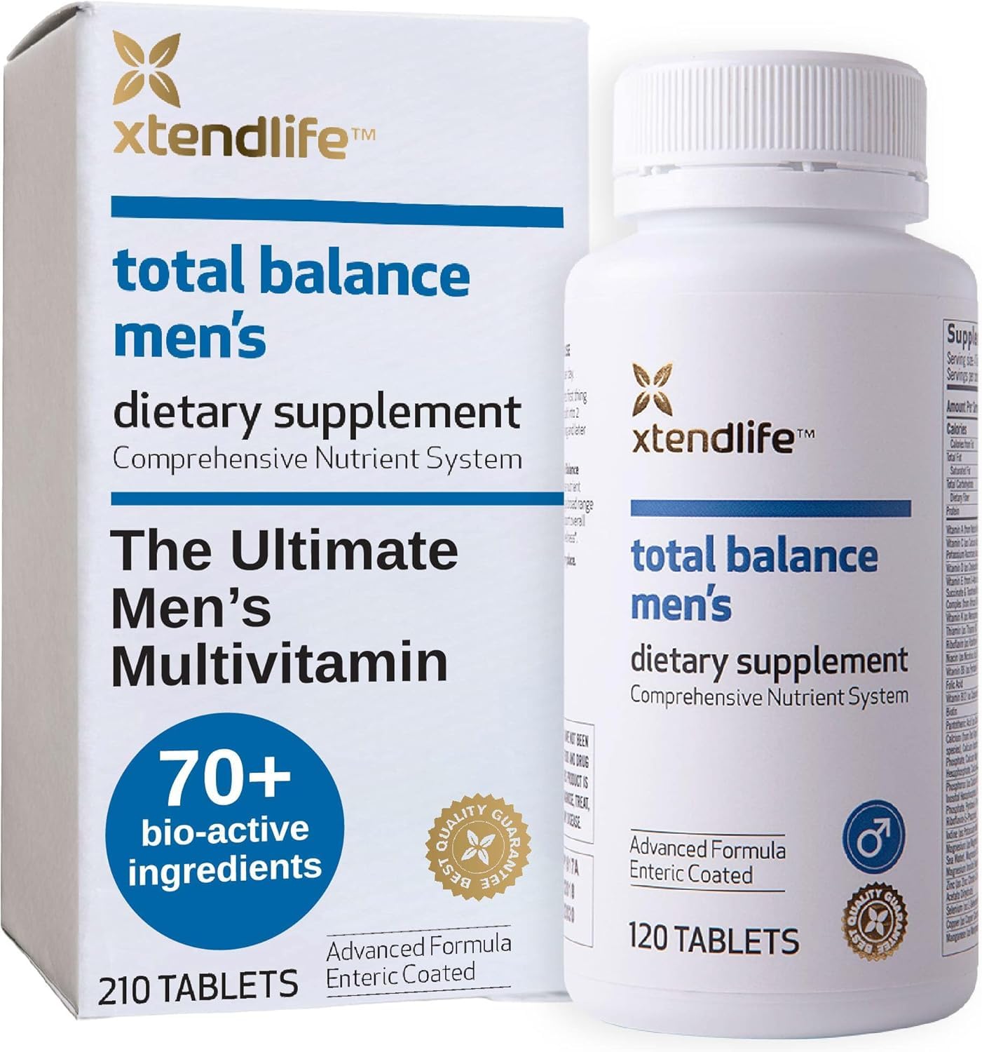 Xtendlife Total Balance botella con etiqueta visible, ideal para empezar la rutina diaria.