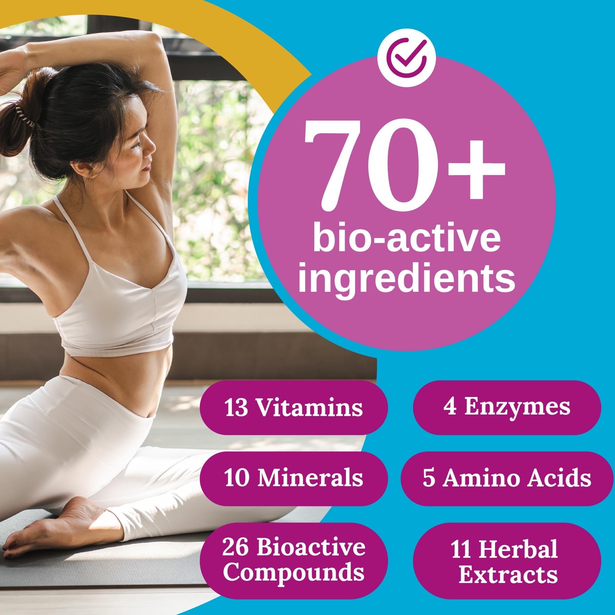 Ingredientes clave de Xtendlife Total Balance para la salud femenina.