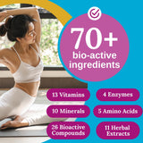 Ingredientes clave de Xtendlife Total Balance para la salud femenina.