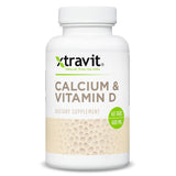 Xtravit tabletas calcio y vitamina D, apoyo a la salud ósea.
