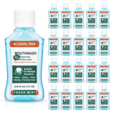 Xuezoioy mini enjuague bucal mentolado 35 ml para viaje, aliento fresco