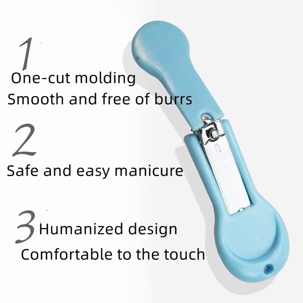 Mango antideslizante de XUJINCN para cortar uñas de bebé, mejor control.