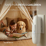 XunliAero difusor seguro para niños y mascotas con apagado automático.